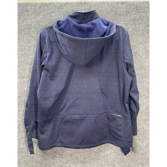 NFL Tennessee Titans 1/4 Zip Pullover Hoodie Womens Large Navy Blue Thumbholes - Picture 7 of 9